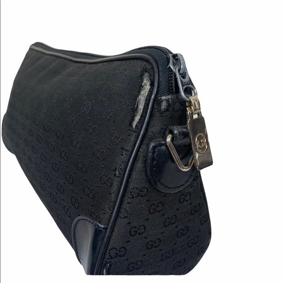 Vintage Gucci Black Logo Bag - Picture 4 of 10